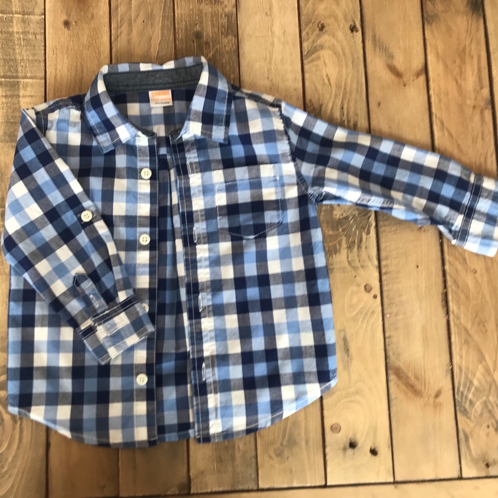 Plaid button down